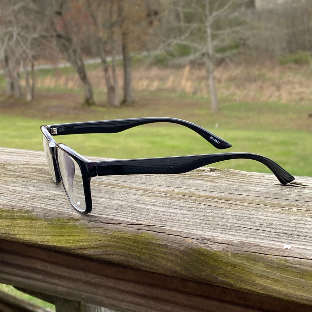 Zenni Classic Black Rectangular Glasses Frames Un… - image 3